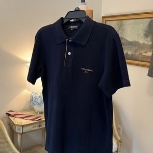 Dolce & Gabbana Men’s Black Shirt Like New 100% Cotton, Made in Italy, Medium